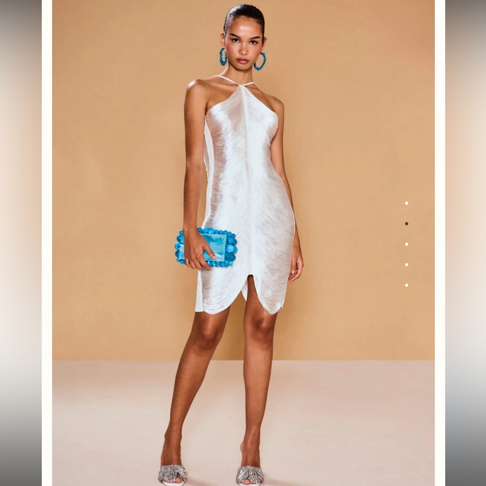 NEW Cult Gaia Mara Dress, Off-White, XS